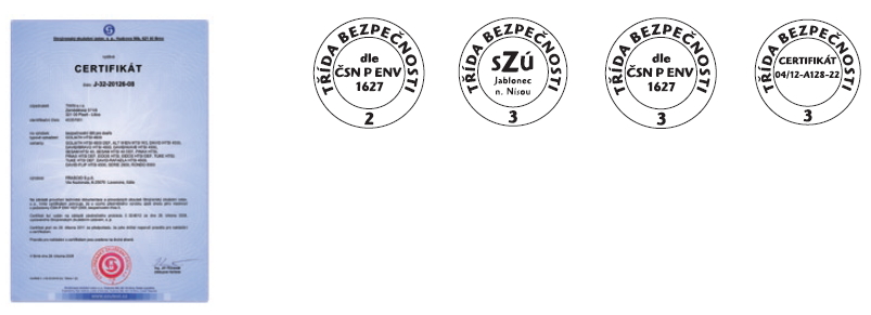 certifikáty